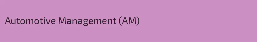Automotive Management (AM)